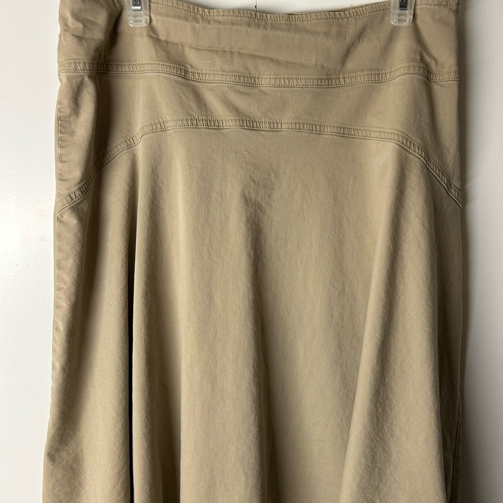 Talbots A-Line Skirt in Light Khaki